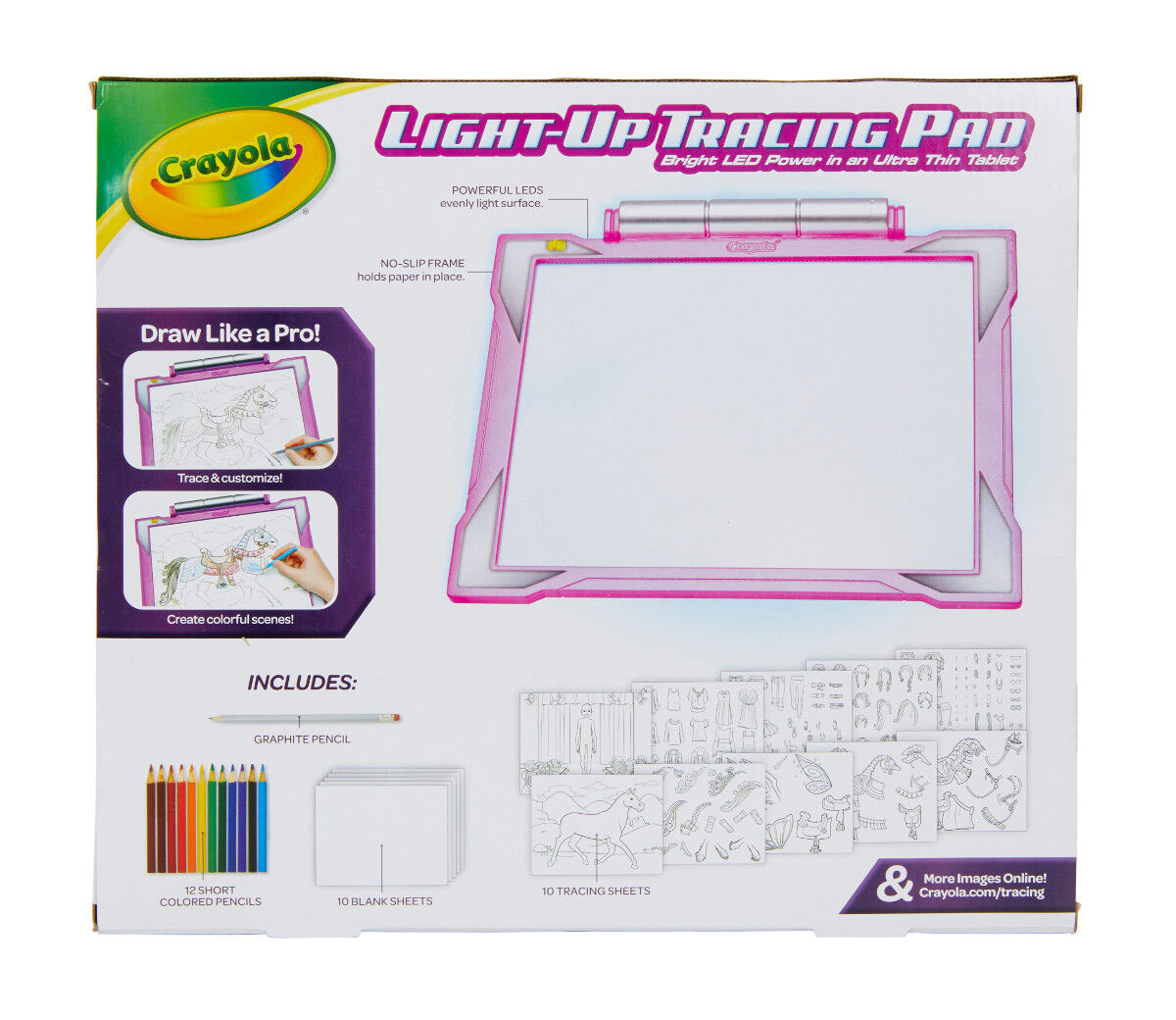 Crayola tracing shop pad pink